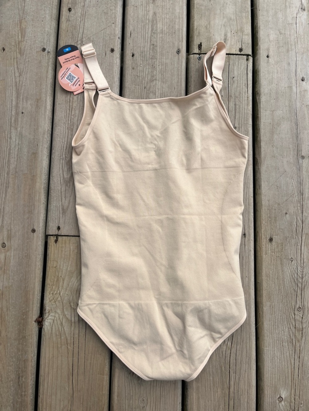 NWT Shapermint Seamless Nude Open-Bust Shaping Bodysuit Shaper Panty Size XL - Picture 4 of 5